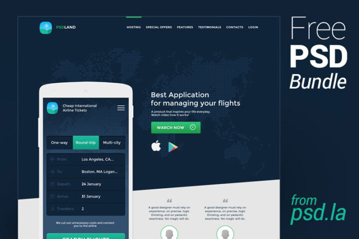 Free PSD Templates & Elements
