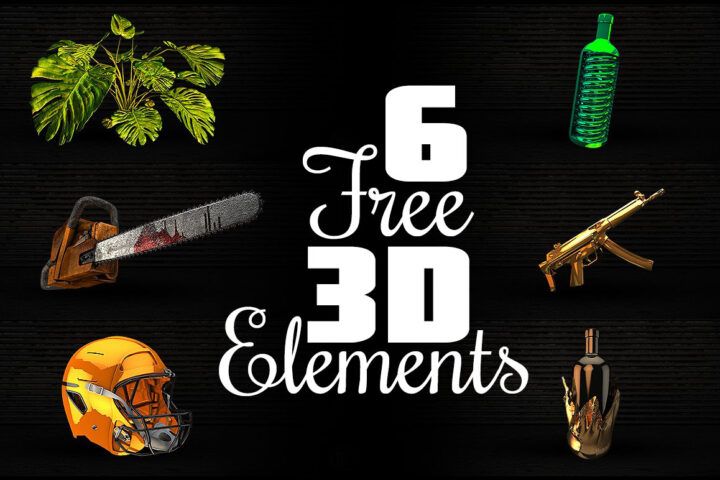 6 Free 3D Elements