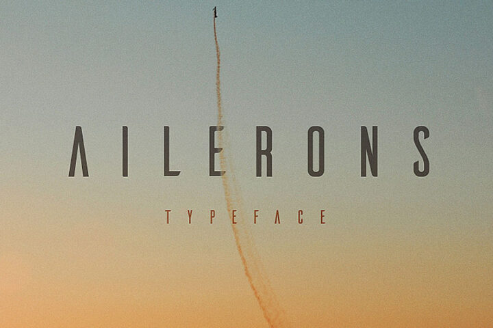 Ailerons – Free Modern Font