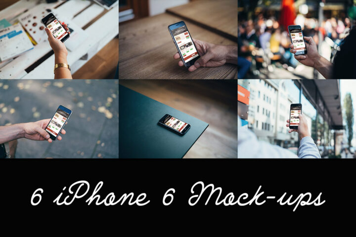 6 Free iPhone 6 Mockups