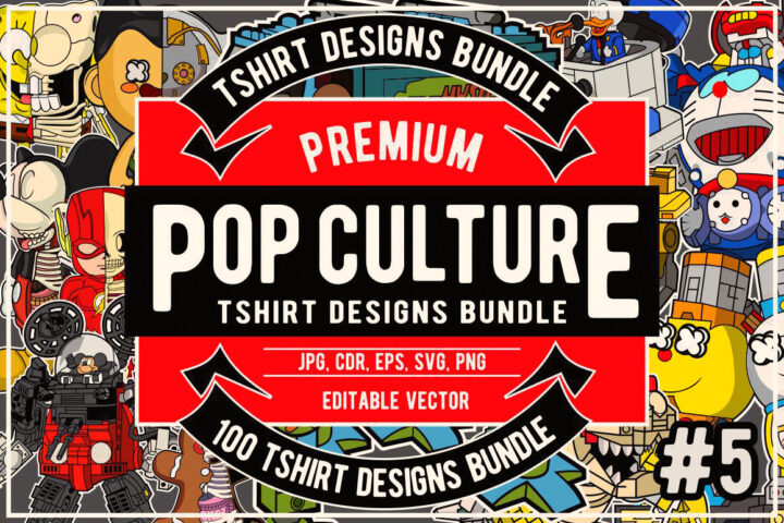 100 Pop Culture T-shirt Designs 5
