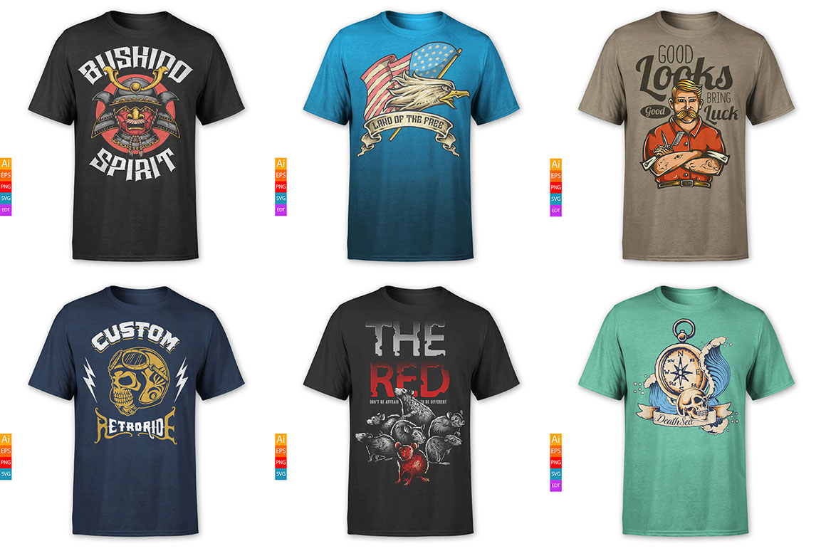 395 T-shirt Designs Mega Bundle - Dealjumbo