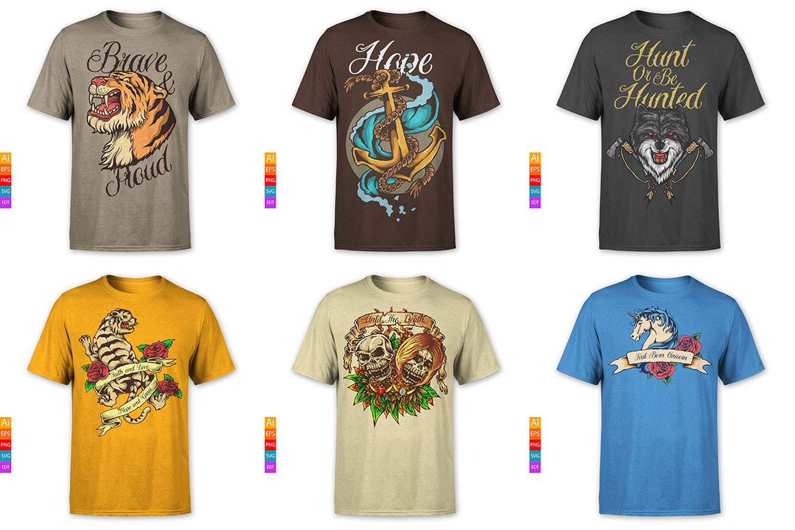 395 T-shirt Designs Mega Bundle - Dealjumbo