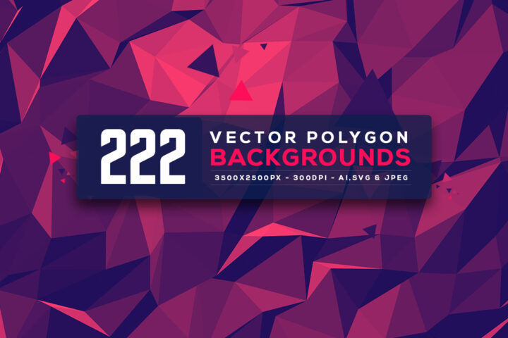 222 Polygon Backgrounds