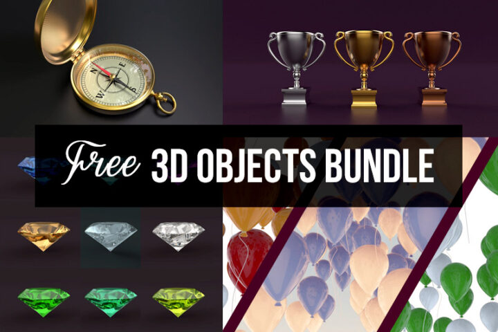 Free 3D objects and elements v.1