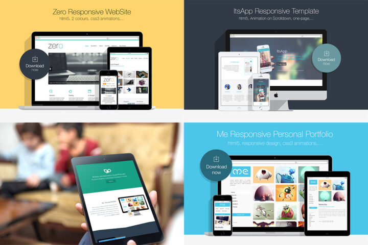4 Responsive HTML5 Templates