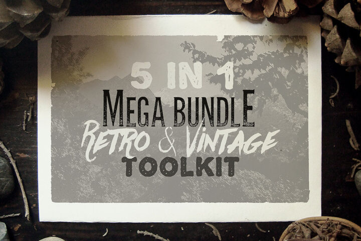 5in1 Mega Bundle v.19: Retro & Vintage Kit