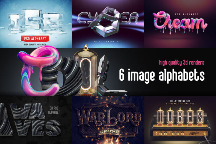 6 Cool Image Alphabets