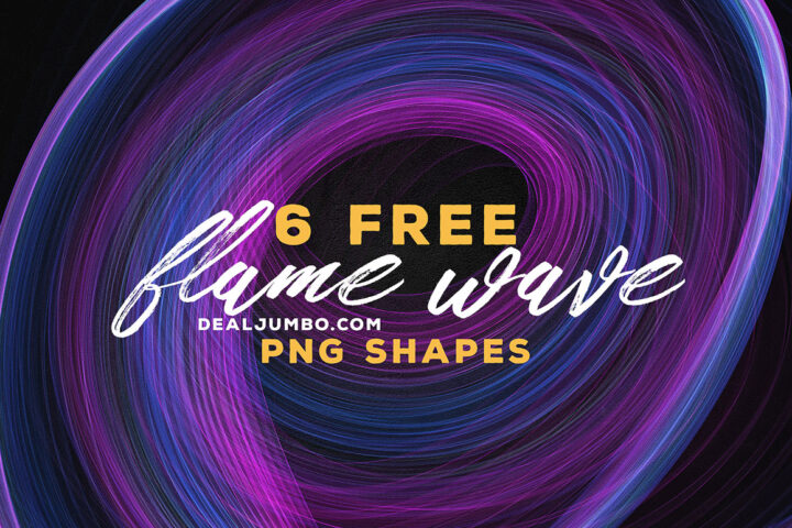 6 Free Flame Wave Shapes