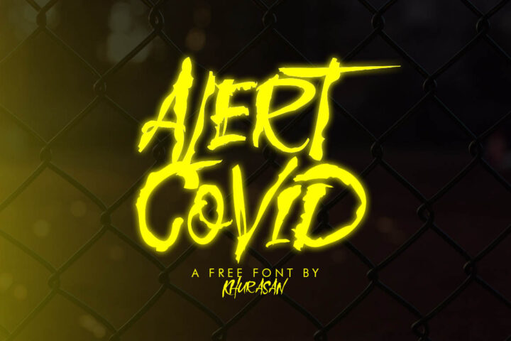 Alert Covid – Free Font