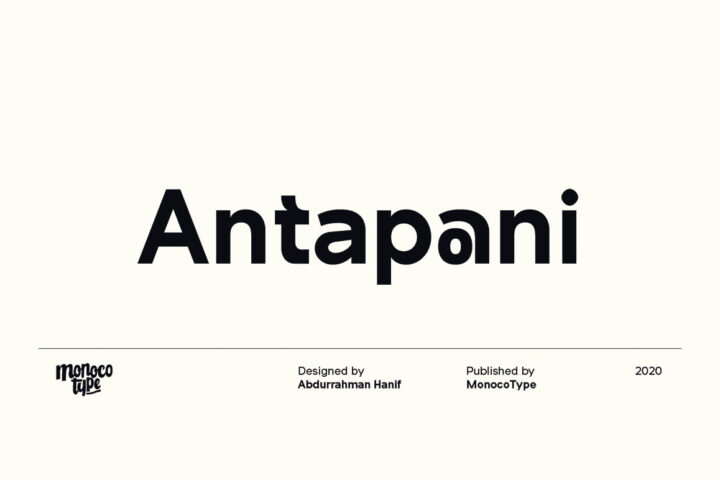 Antapani Extra Bold – Free Font