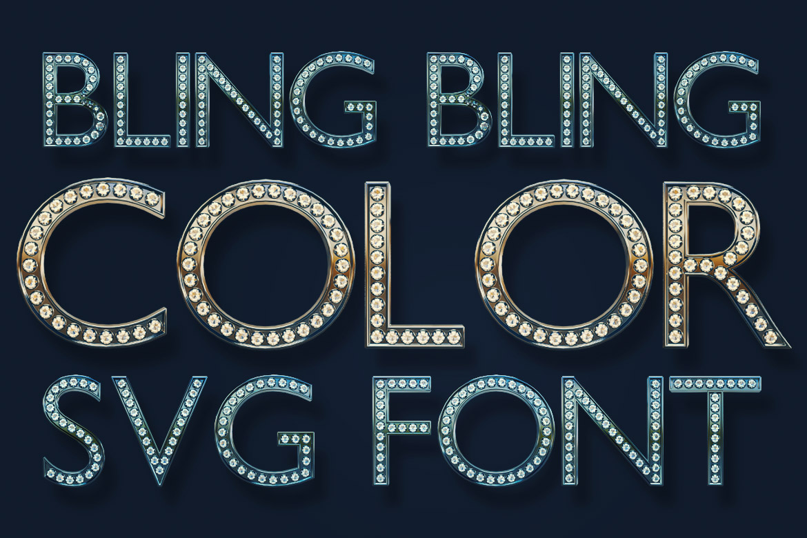 Huge Color SVG Font Bundle - 100 Sets - Dealjumbo