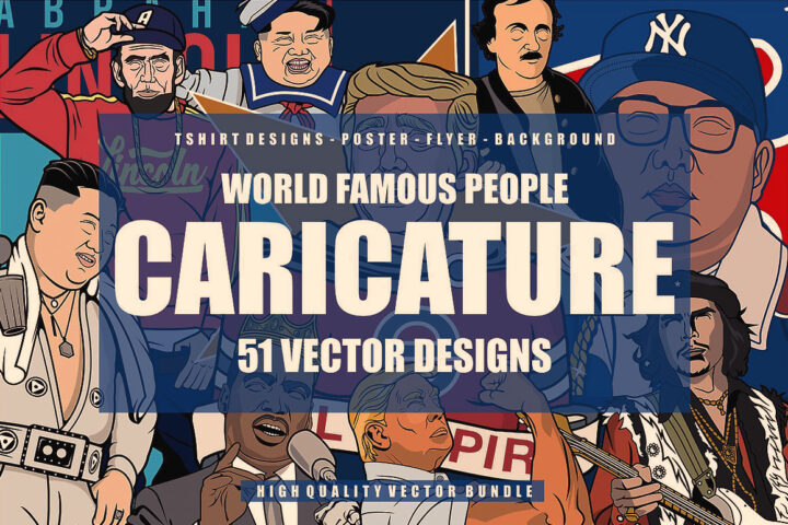 Caricature T-shirt Designs