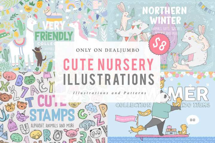 Cute Nursery Illustrations