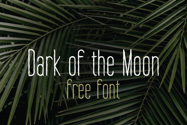 Dark of the Moon – Free Font
