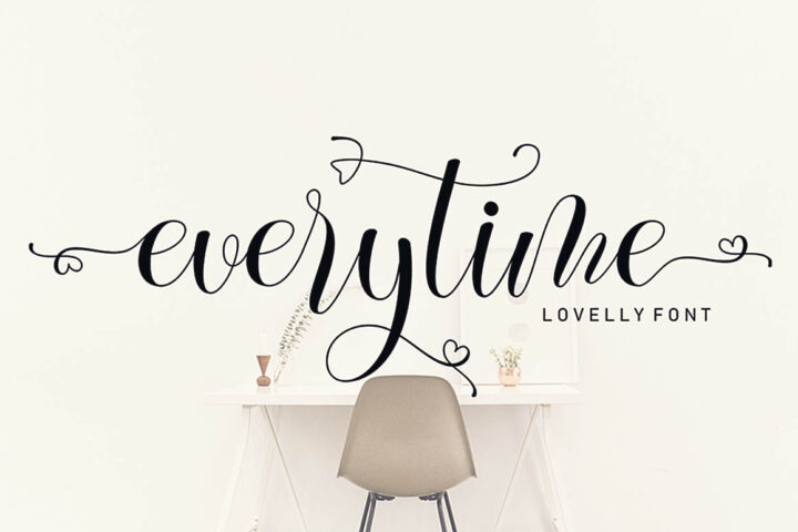 Everytime Script – Free Font