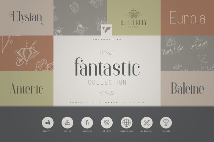Fantastic Collection – Fonts & Graphics