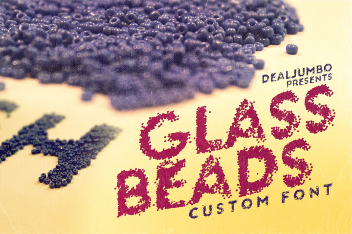 Glassbeads – Free Grunge Font