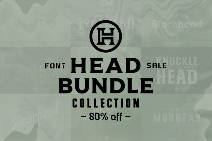 Head Font Bundle Collection