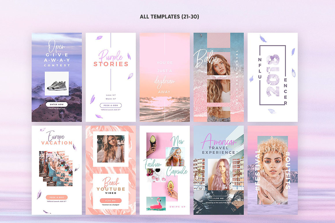 210 Instagram Instastories Templates - Dealjumbo