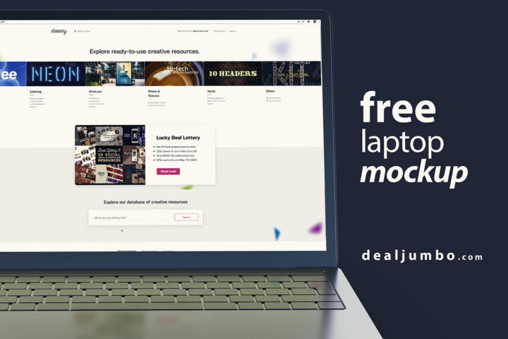 Laptop – Free Mockup