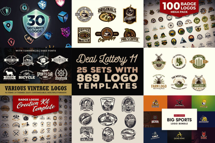 Deal Lottery 11 – 869 Logo Templates
