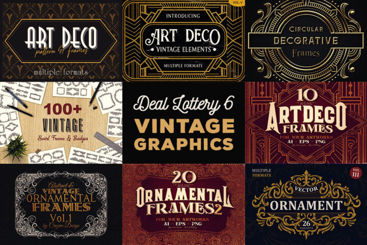 Deal Lottery 6 – 760 Vintage Graphics
