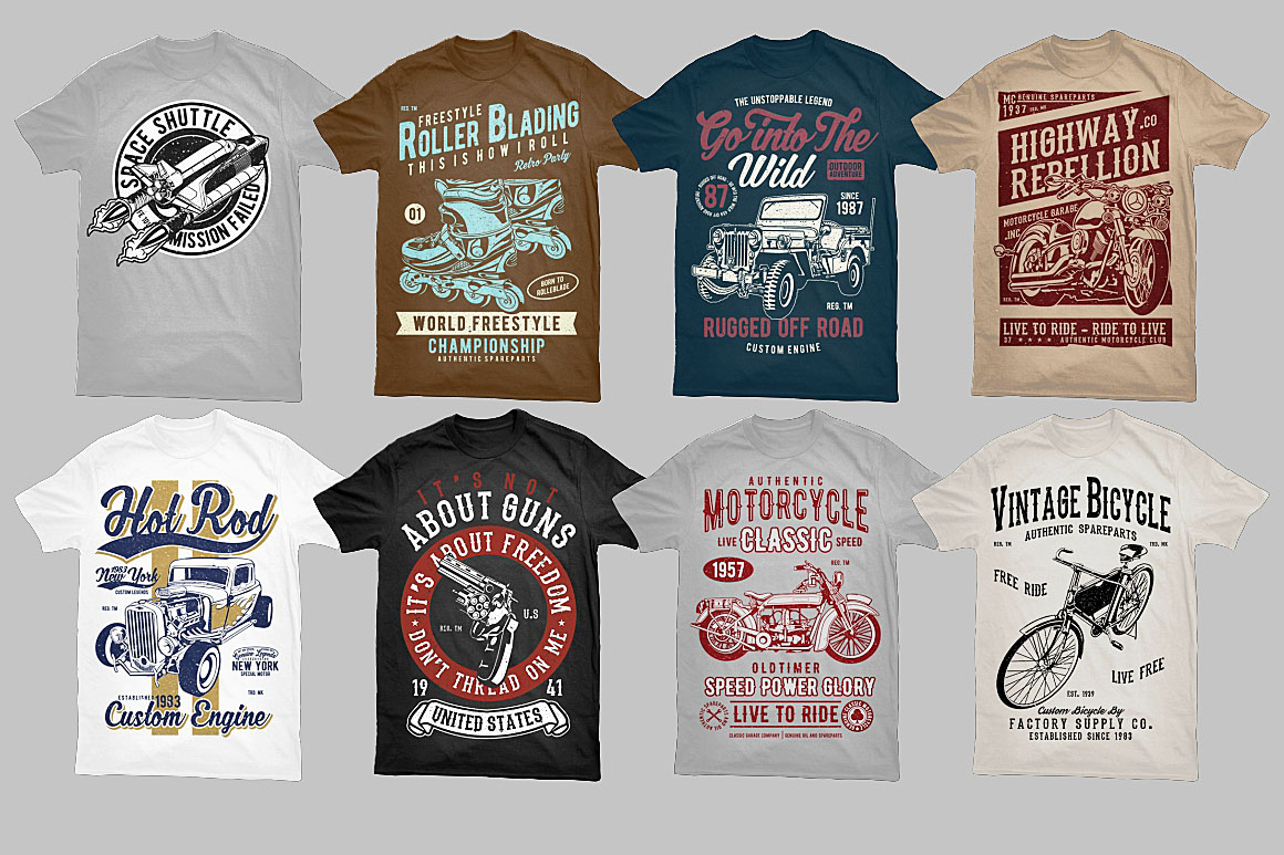 Ultimate T-shirt Designs Bundle - Dealjumbo