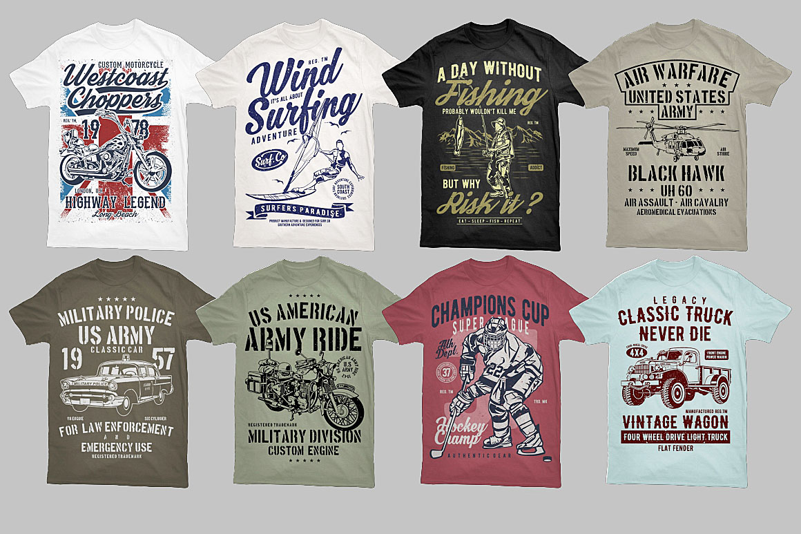 Ultimate T-shirt Designs Bundle - Dealjumbo