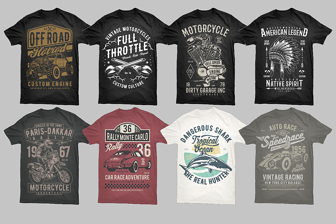 Ultimate T-shirt Designs Bundle - Dealjumbo