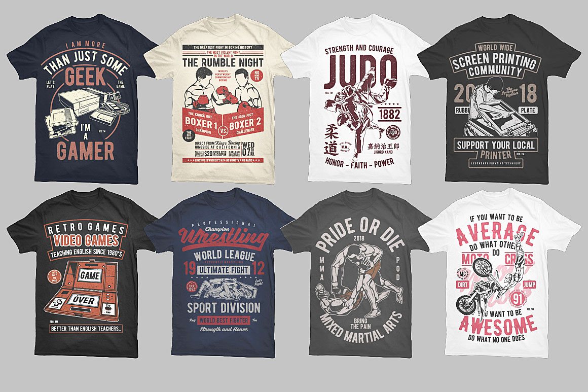 Ultimate T-shirt Designs Bundle - Dealjumbo