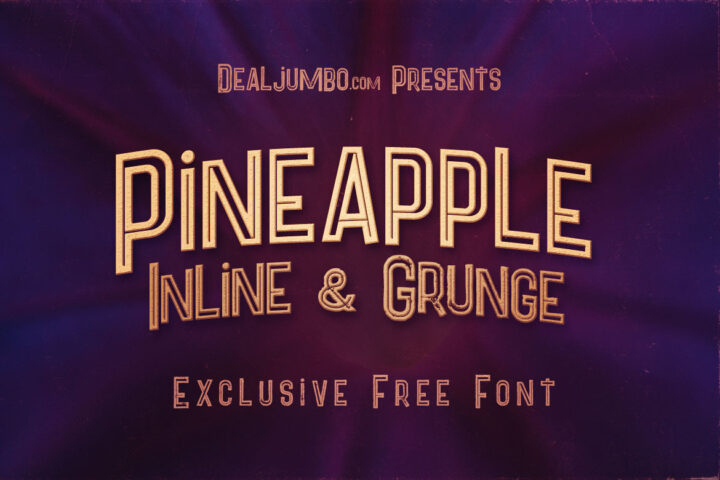 Pineapple Inline – Free Font