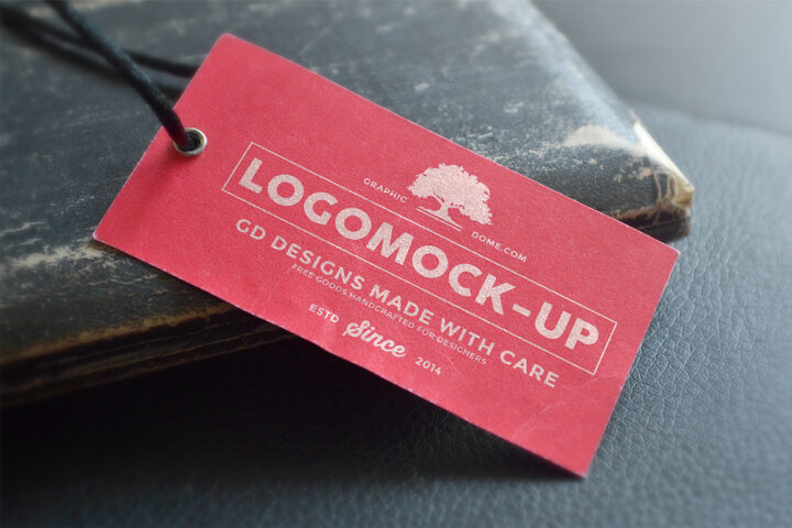 Free Logo Label Mock-up