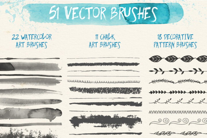 51 Free Vector Brushes