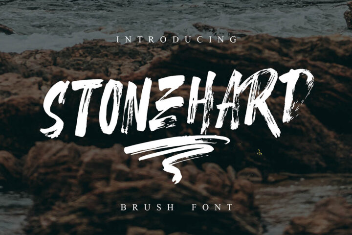 Stonehard Brush – Free Font