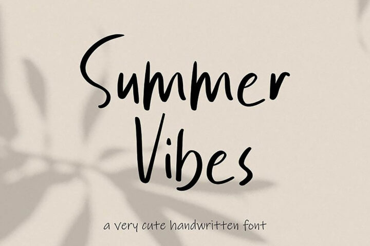 Summer Vibes – Free Font