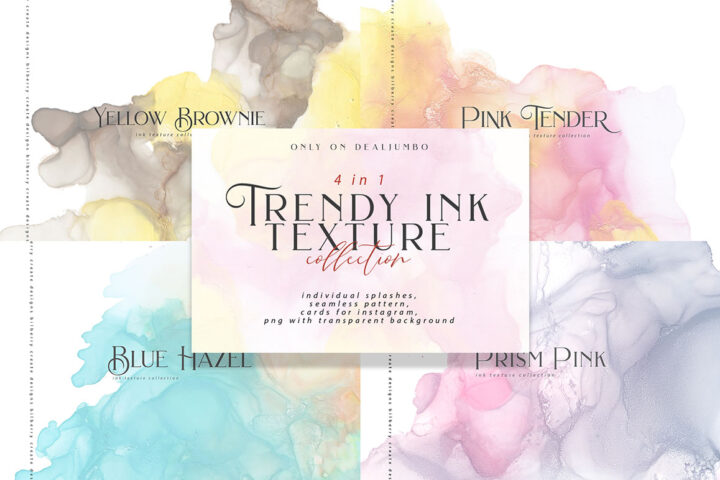 Trendy Ink Texture Collection