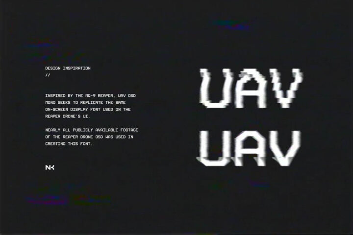 Uav Osd Sans – Free Font