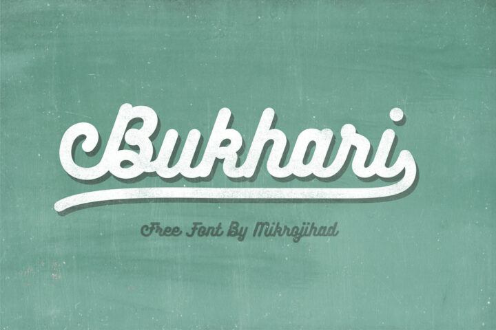 Bukhari – Free Script Font