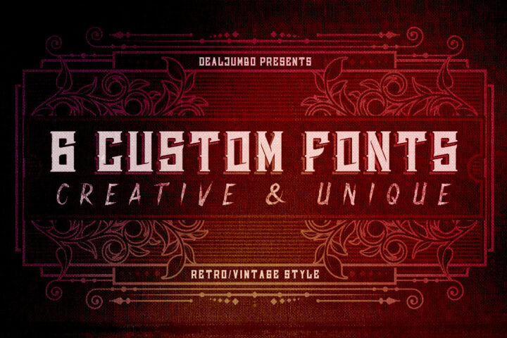6 Creative & Unique Custom Fonts