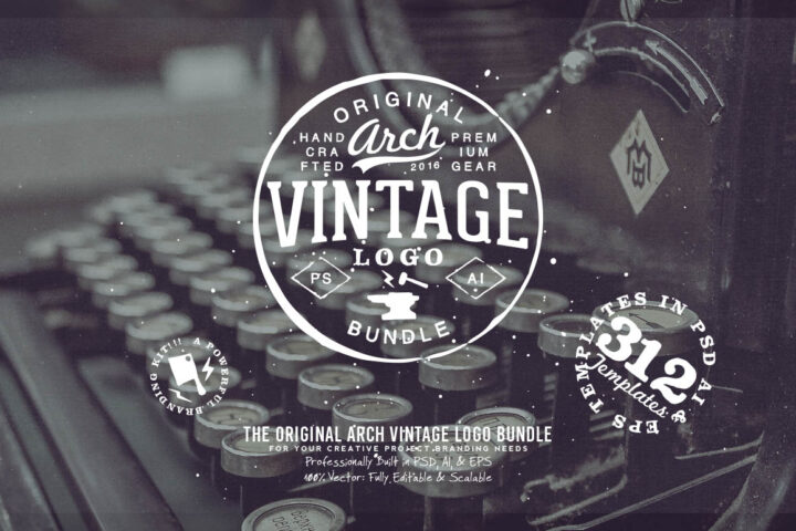 312 Vintage Logo Templates