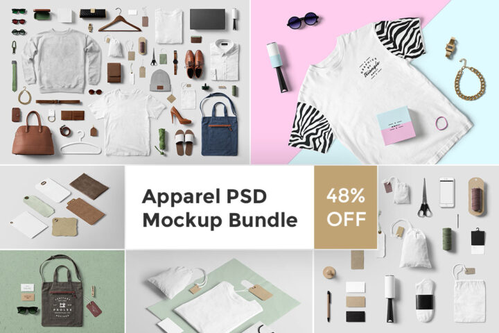 Clothing & T-Shirt PSD Mockups