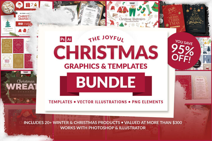 Joyful Christmas Graphics Bundle