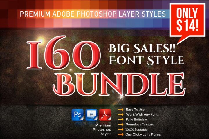 160 Photoshop Font Styles