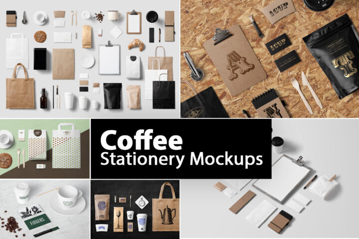 Coffee Stationery Mockups