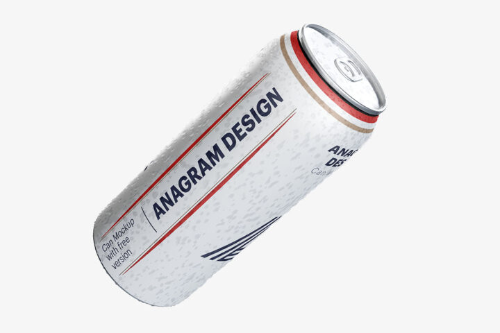 Big Drink Can – Free Mockup
