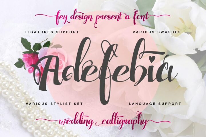 Adefebia – Free Script Font