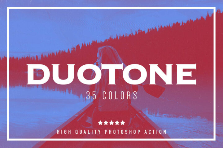 Free Duotone Photoshop Action