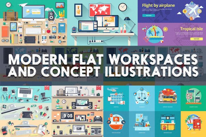 Creative Flat Illustrations