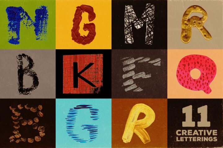 Artistic Fonts & Graphics Bundle 1